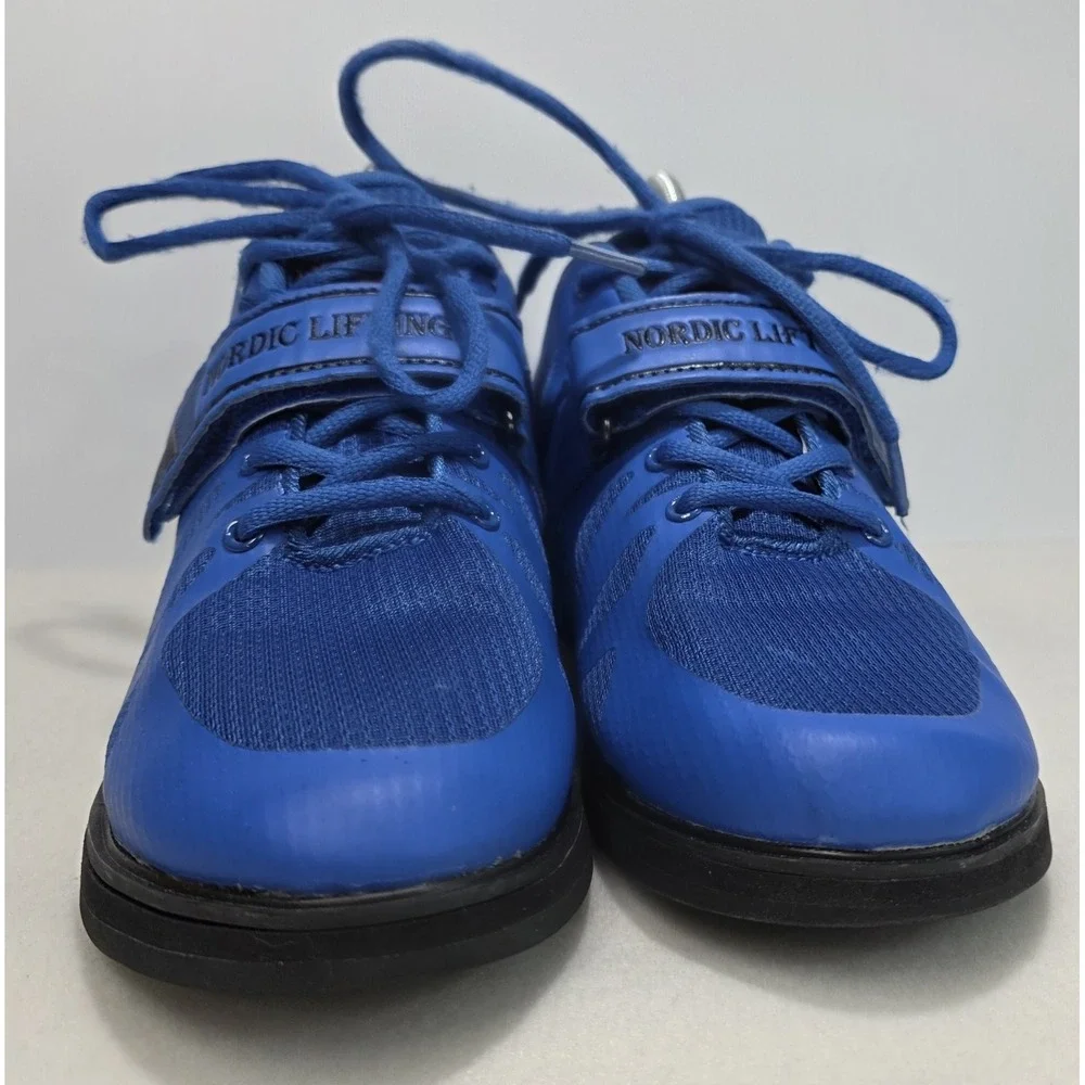 Mens Blue Nordic Lifting Powerlifting Shoes‎ for Heavy Weightlifting Size 905